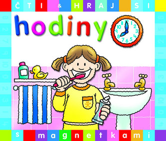 Hodiny - čti a hraj si s magnetkami