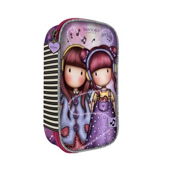 Rozkładany 4cz. piórnik z wyp. The Duet