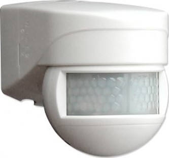 POHYBOVÝ DETEKTOR LUXOMAT LC-Mini 180, bílý pro venkovní aplikace