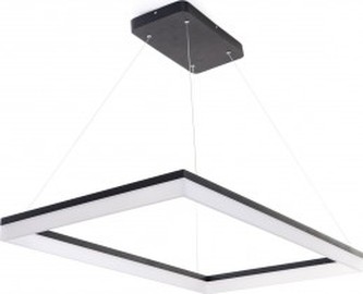 ZÁVĚSNÉ LED SVÍTIDLO Ondaren Quadro L/00287 černé, malý obdélník