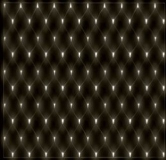 VENKOVNÍ SVĚTELNÁ LED SÍŤ 120xLED flash teplá bílá, 32544