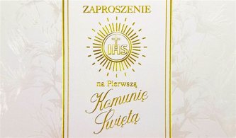 Zaproszenie Komunia ZP-07 (10szt.)