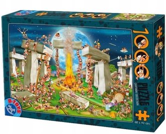 Puzzle 1000 Szaleństwo budowa Stonehenge