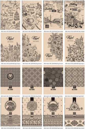 Terminarz dzienny wieczny A5 karton TW