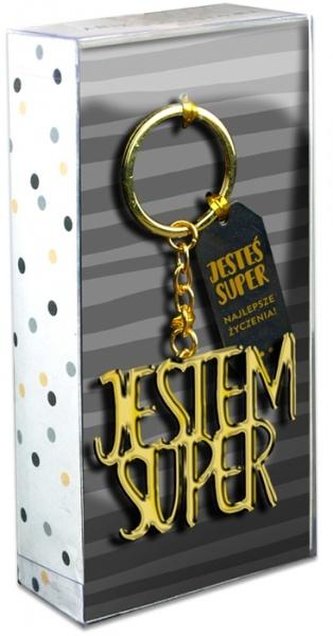 Brelok Gold Jesteś Super
