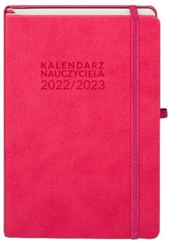 Kalendarz 2022/2023 A5 Nauczyciela TDW różowy