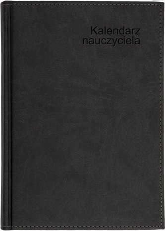 Kalendarz naucz. 2022/2023 A5 tyg. Vivella Czarny