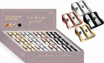 Temperówka metalowa Satin Gold (24szt) Temperówka metalowa Satin Gold (24szt)