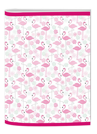 Sešit A4 Trend linkovaný Flamingo