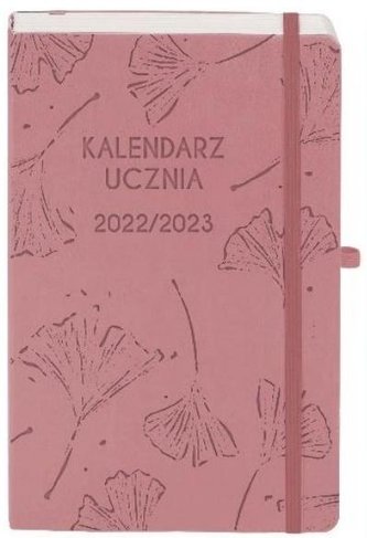 Kalendarz 2022/2023 A5 Ucznia TDW jasny różowy