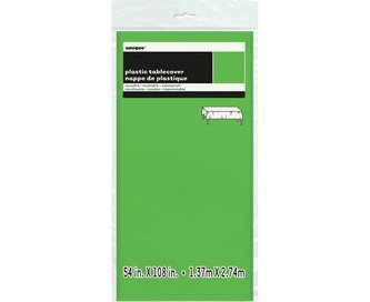Plastový party ubrus světle zelený 137 x 274 cm
