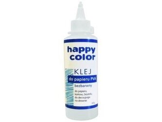 Klej do papieru PVA 250g butelka HAPPY COLOR