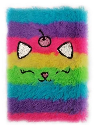 Notes pluszowy A5/80K Tęcza EASY - uvnitř čtverečkovaný