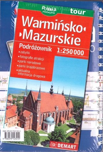 Podróżownik Warm. Mazur. 1:250 000 + atlas sam.PL