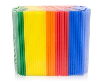 Słomki proste MIX 8x240mm 500szt