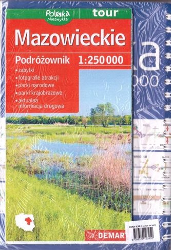 Podróżownik Mazowieckie 1:250 000 + atlas sam.PL