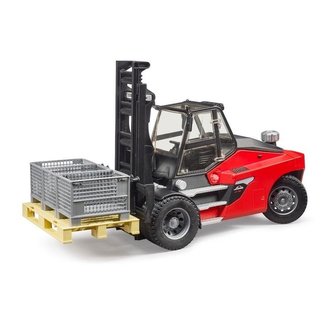 Wózek widłowy Linde HT160 z paletą i z koszem