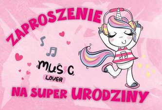 Zaproszenie Urodziny ZA-87 (10szt.)