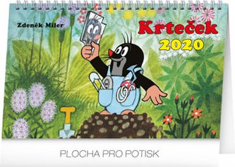 Krteček - stolní kalednář 2020