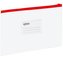 Koperta A5 na zamek strunowy czerwony GRAND