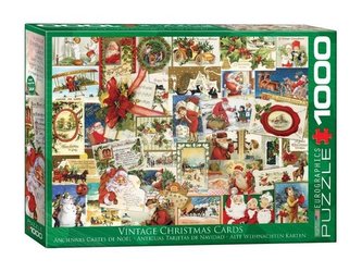 Puzzle 1000 Świąteczne kartki