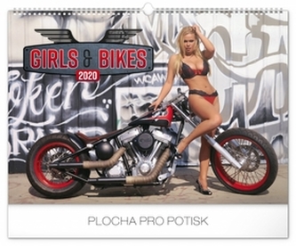 Nástěnný kalendář Girls & Bikes 2020