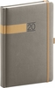 Denní diář Twill 2020 šedozlatý