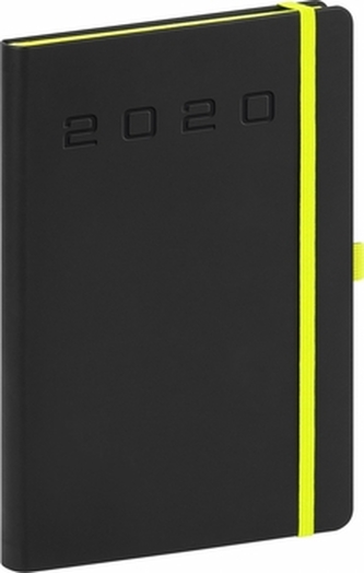 Denní diář Nox 2020 černý-zelený