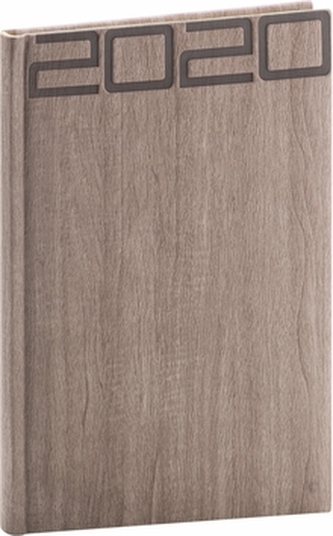 Týdenní diář Forest 2020 hnědý