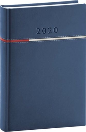 Denní diář Tomy modročervený 2020