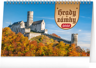 Hrady a zámky - stolní kalendář 2020