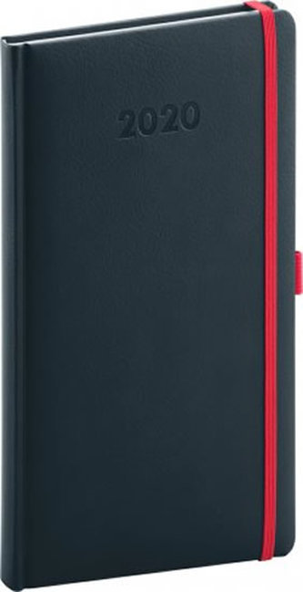 Kapesní diář Luzern 2020 indigový