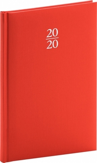 Týdenní diář Capys 2020 červený