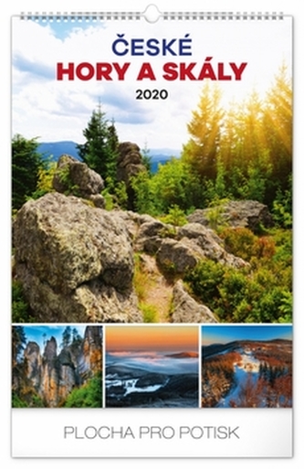 Nástěnný kalendář České hory a skály 2020