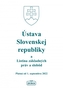 Ústava Slovenskej republiky a Listina základných práv a slobôd