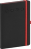Denní diář Nox 2020 černý-červený