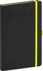 Týdenní diář Nox 2020 černý-zelený