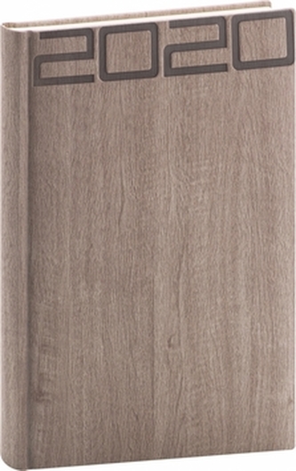 Denní diář Forest 2020 hnědý