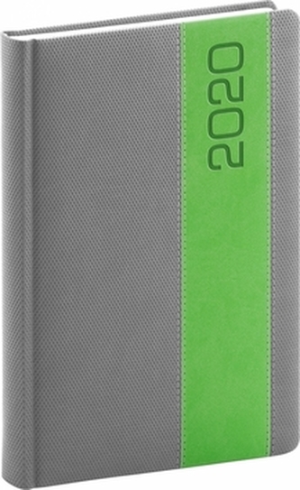 Denní diář Davos 2020 šedozelený