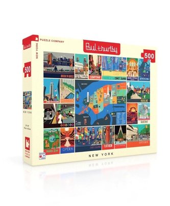 Puzzle 500 Nowy York, Collage XXL