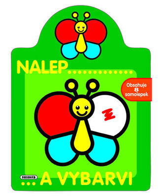 Nalepuj a vybarvuj Motýlek