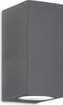 VENKOVNÍ NÁSTĚNNÉ SVÍTIDLO UP AP2 Antracite 115337 šedé