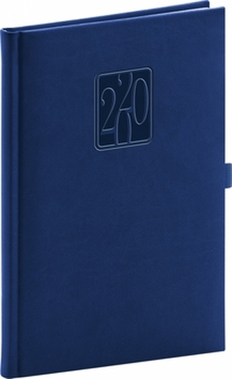 Týdenní diář Vivella Classic 2020 modrý