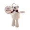 Brelok Pompon miś z kokardą jasny