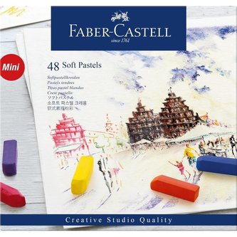 Pastele suche CS mini 48 kolorów FABER CASTELL
