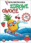 Kolorowanka z naklejkami Zdrowe owoce