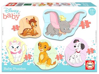 Baby puzzle Disney zvířata 2, 5v1
