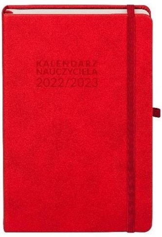 Kalendarz 2022/2023 A5 Nauczyciela TDW czerwony