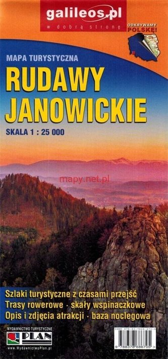 Mapa - Rudawy Janowickie 1:25 000