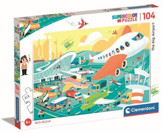 Puzzle 104 Super Kolor Big Airport